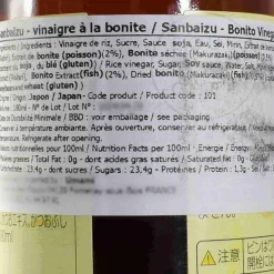 Sennari Sanbaizu Vinegar With Bonito, 180ml Hot