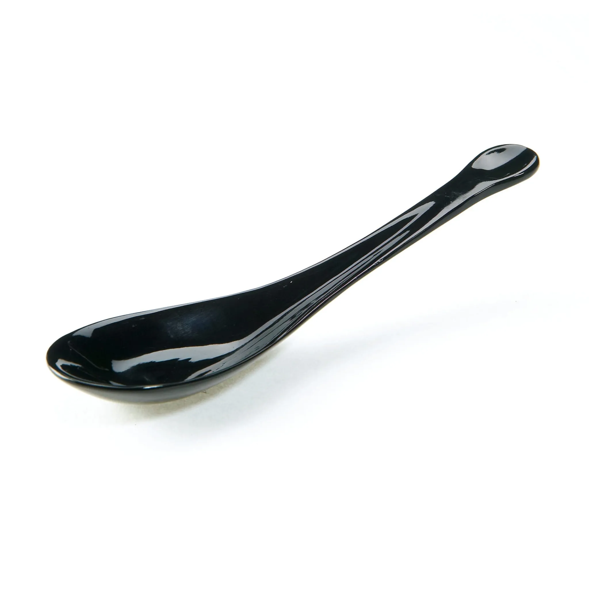 Sarah Petherick Black Horn Yushi Shikoku Soup Spoon, 16cm Hot