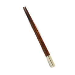Sarah Petherick Red Wood Chopsticks with White Bone Ends, 26cm New