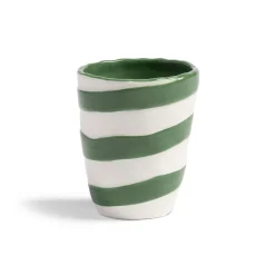 &Klevering Set of 4 Abstract Stripe Tumblers, 10cm Outlet