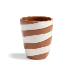 &Klevering Set of 4 Abstract Stripe Tumblers, 10cm Outlet