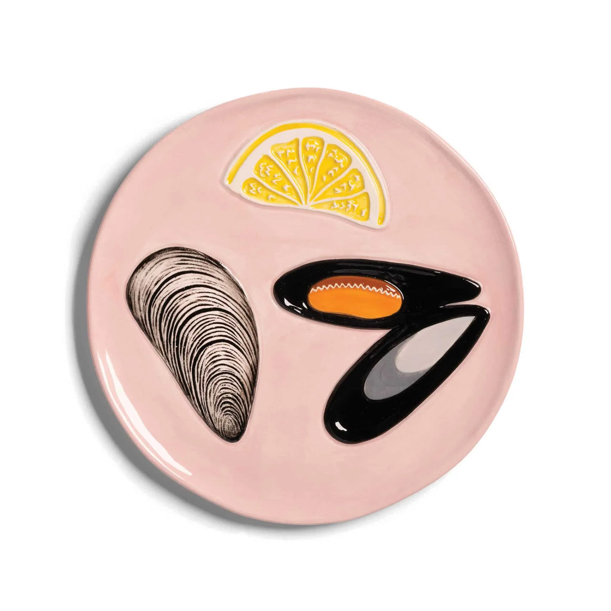 &Klevering Set of 4 Assorted Seafood Side Plates, 16cm New