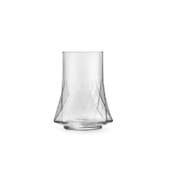 Portugese Tableware Set of 6 Geometric Highball Glasses, 350ml Outlet