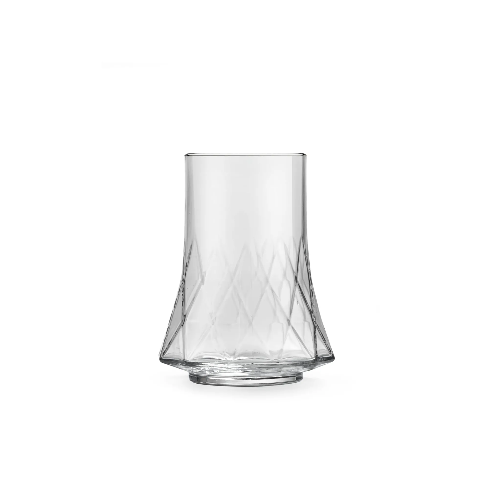 Portugese Tableware Set of 6 Geometric Highball Glasses, 350ml Outlet