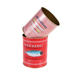 Rex London Set of 2 Mackerel & Anchovies Utensil Jars