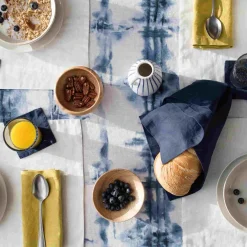 Linen Tales Set of 2 Navy Linen Napkins Discount