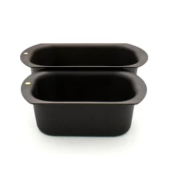 Netherton Foundry Set of 2 Spun Iron Loaf Tins Sale