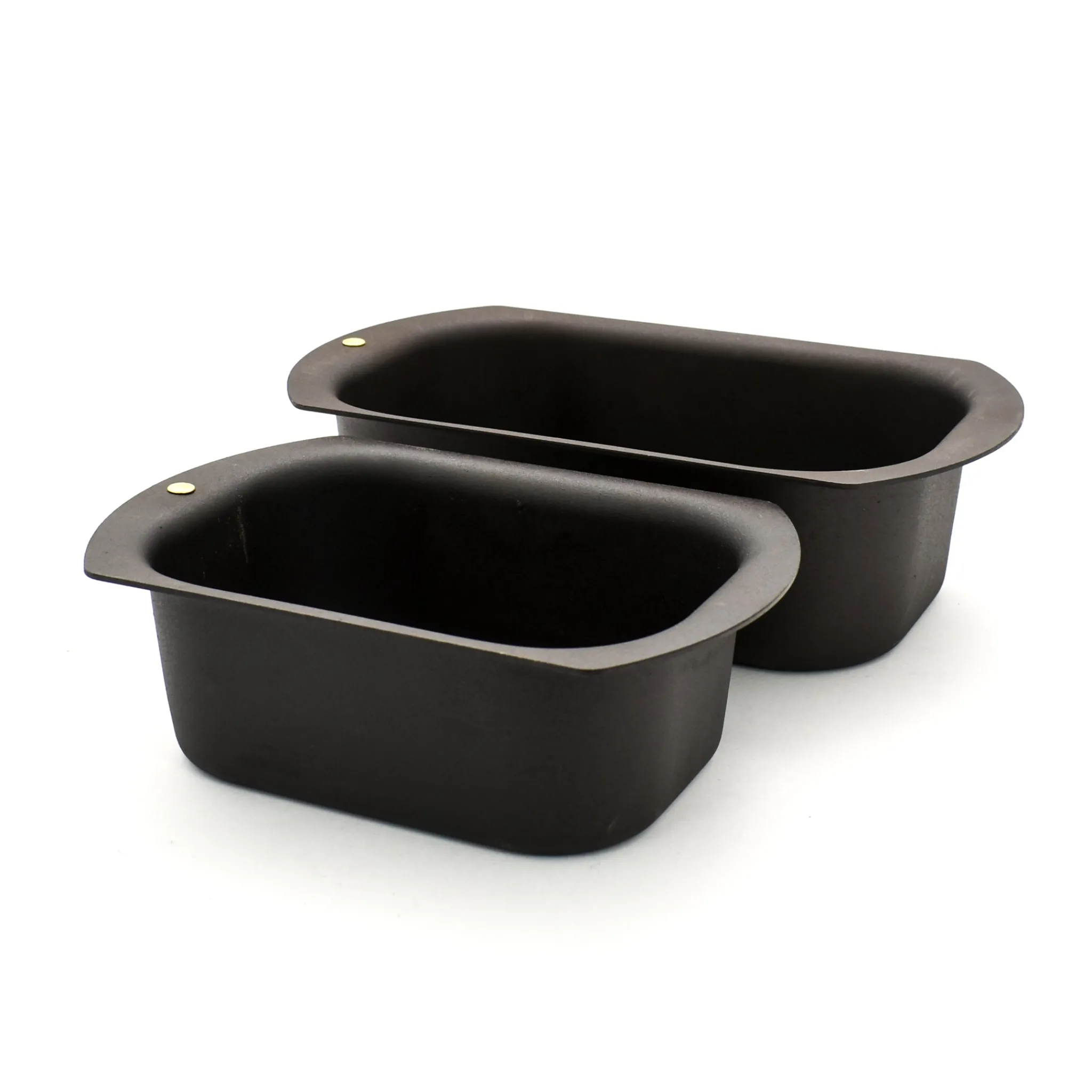 Netherton Foundry Set of 2 Spun Iron Loaf Tins Sale