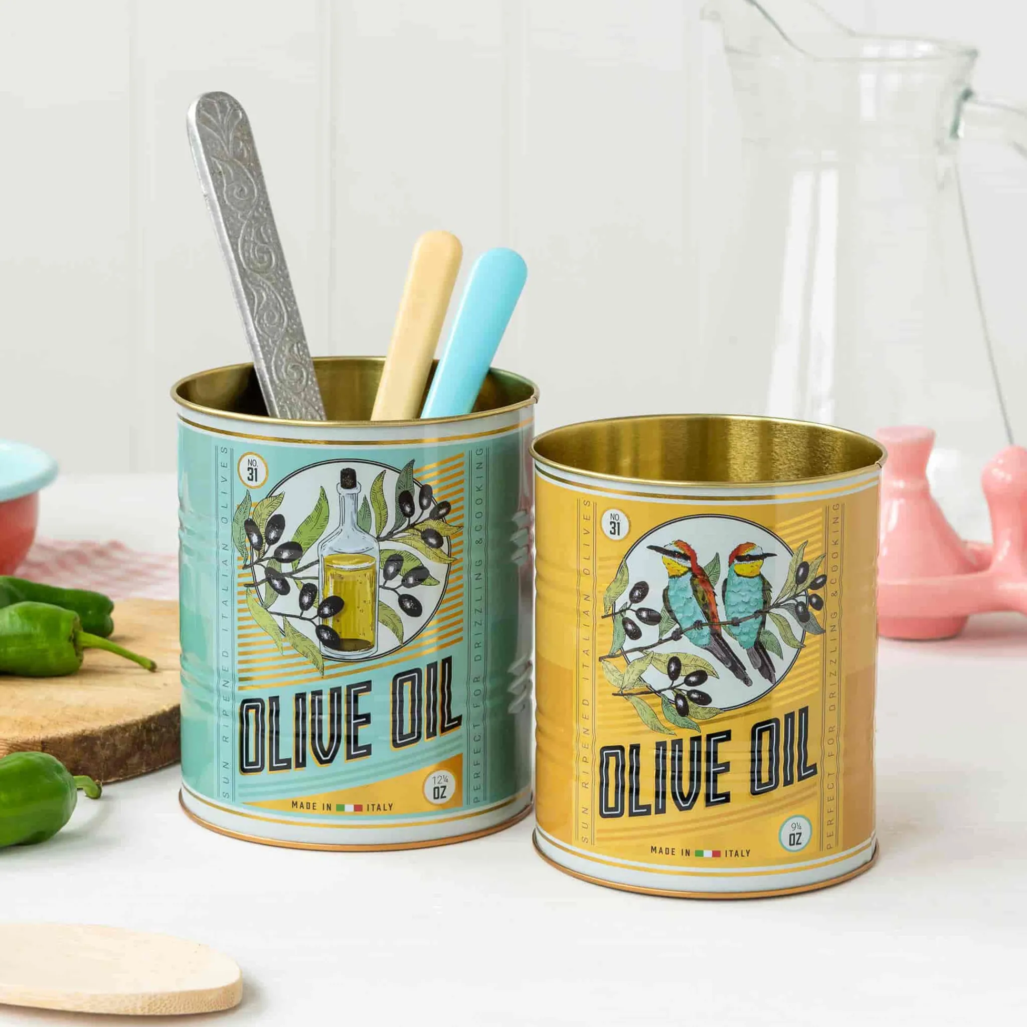 Rex London Set of 2 Olive Oil Utensil Jars Sale