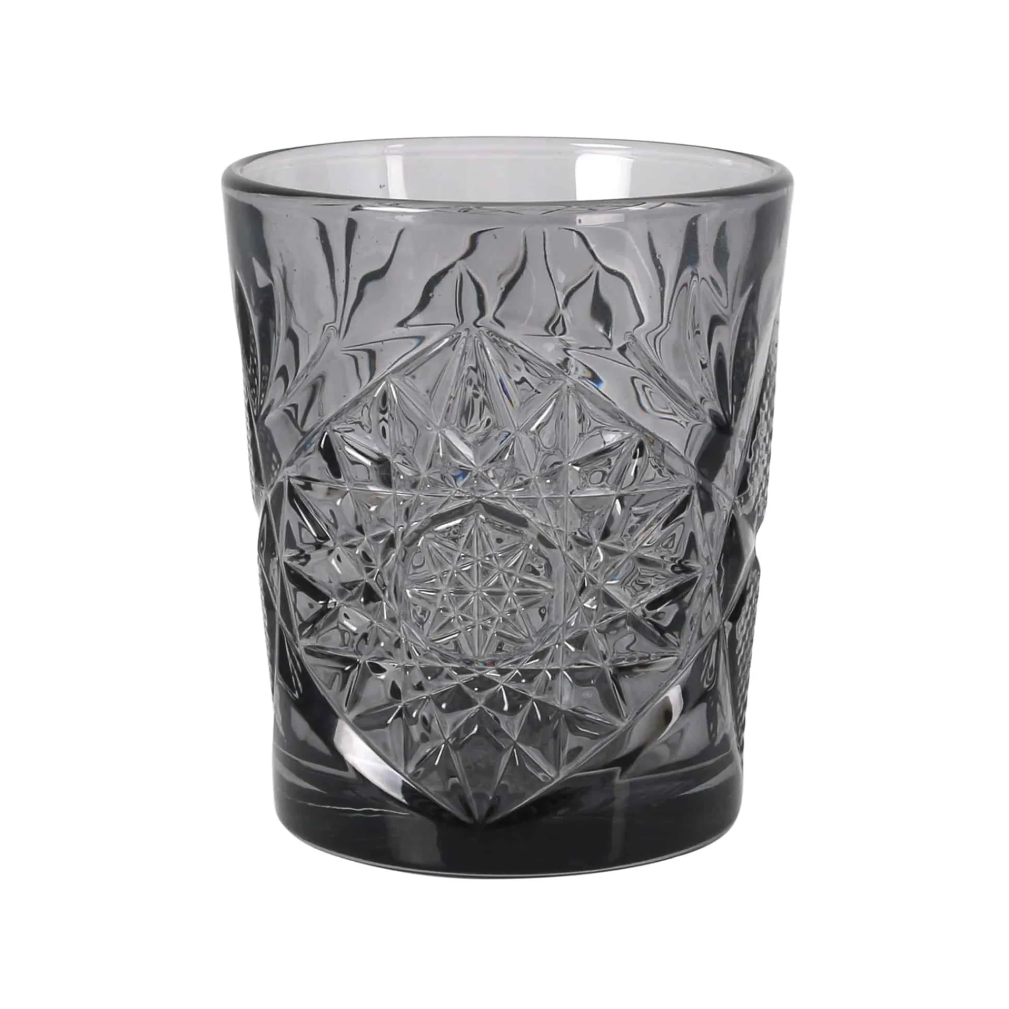 Bright Glassware Set of 6 Smoke Hobstar Tumbler, 350ml Discount