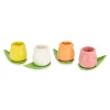 Balvi Set of 4 Tulip Espresso Cups, 100ml New
