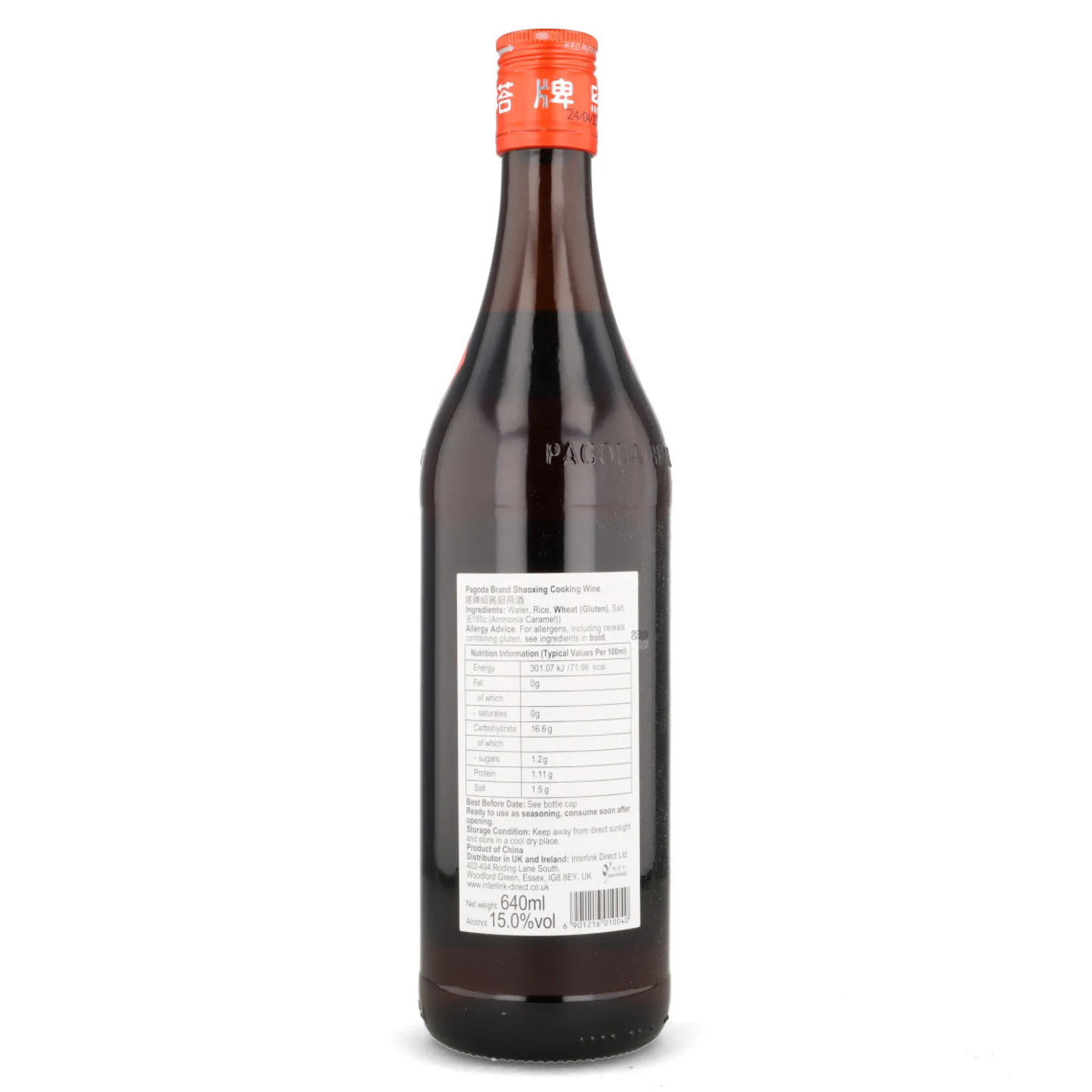 Pagoda Shaoxing Cooking Wine ABV 15%, 640ml Sale