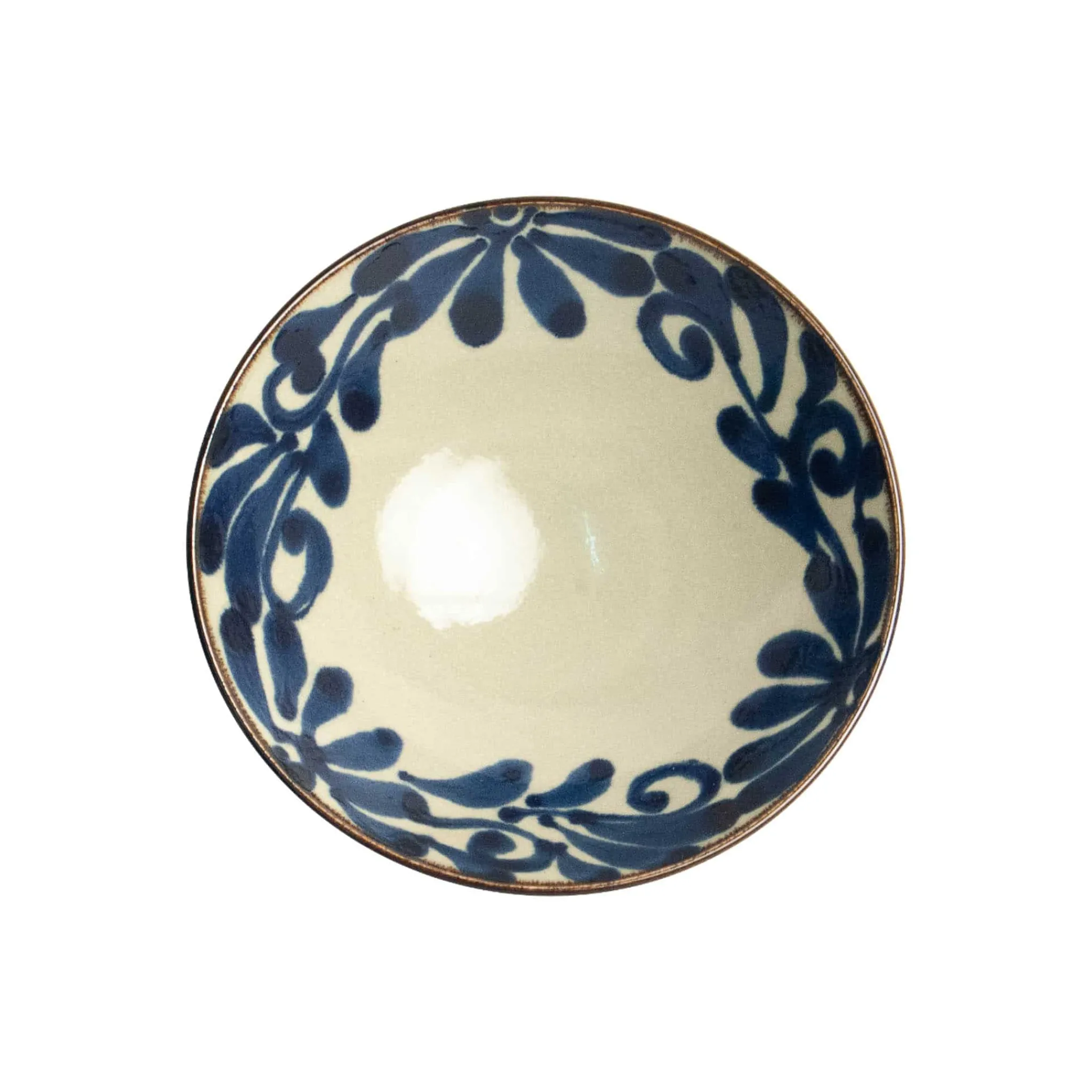 Kiji Stoneware & Ceramics Shibuki Shallow Bowl, Blue, 24cm Online