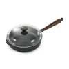 Skeppshult Traditional Cast Iron Deep Saute Pan with Lid, 25cm Sale