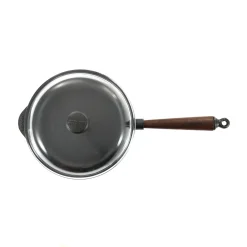 Skeppshult Traditional Cast Iron Deep Saute Pan with Lid, 25cm Sale