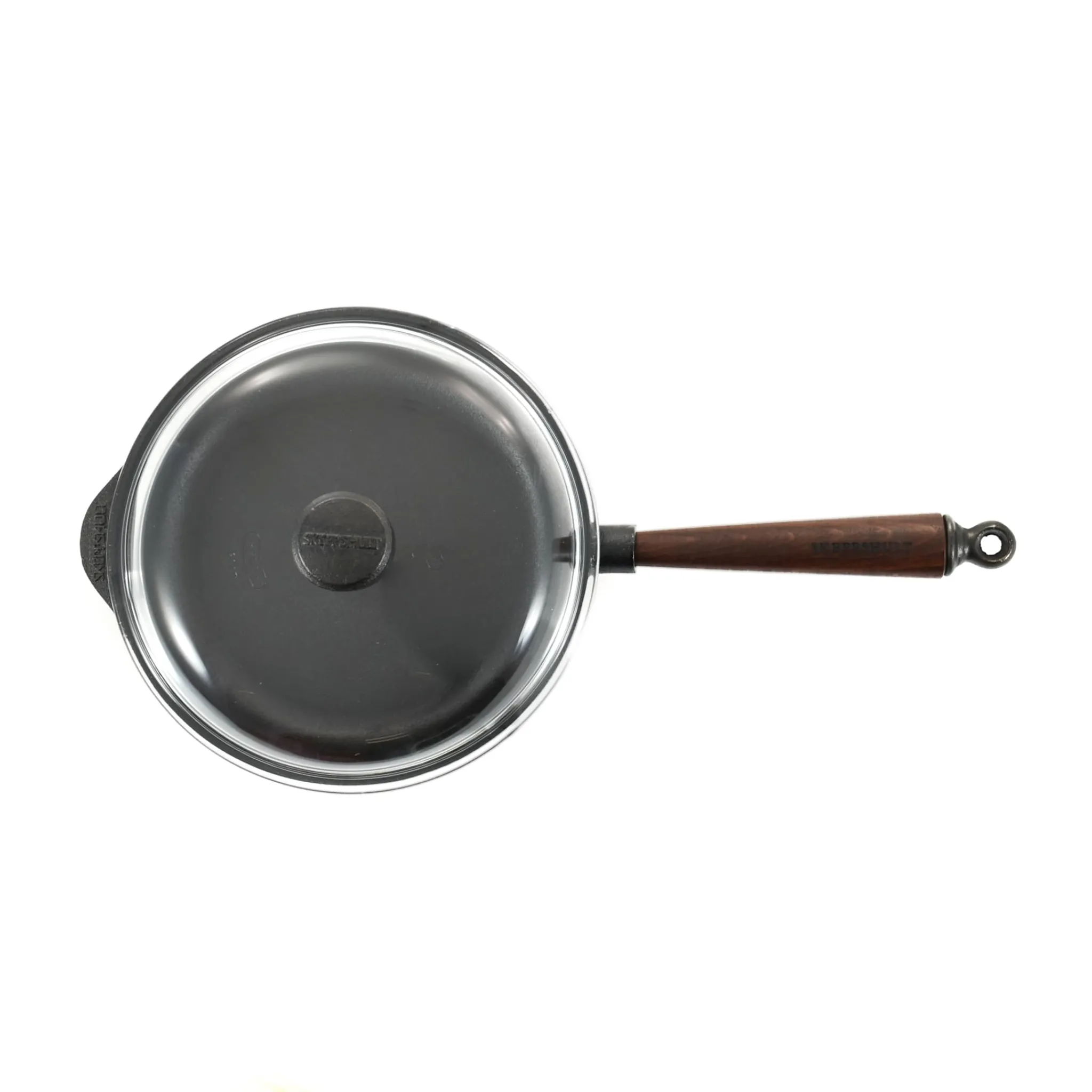 Skeppshult Traditional Cast Iron Deep Saute Pan with Lid, 25cm Sale