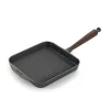 Skeppshult Traditional Cast Iron Square Grill Pan, 25cm Clearance