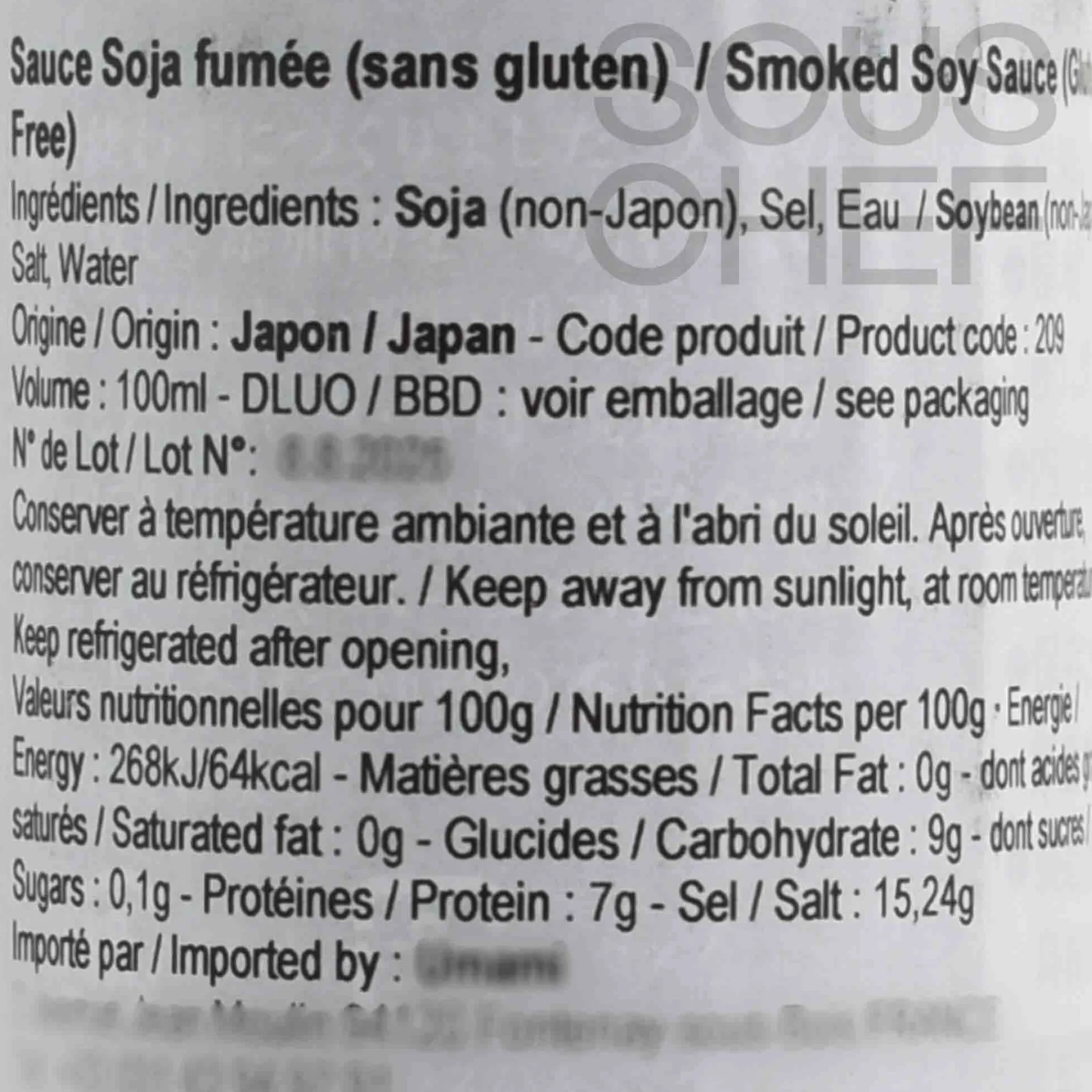 IGETA SOY SAUCE Smoked Soy Sauce, 100ml New