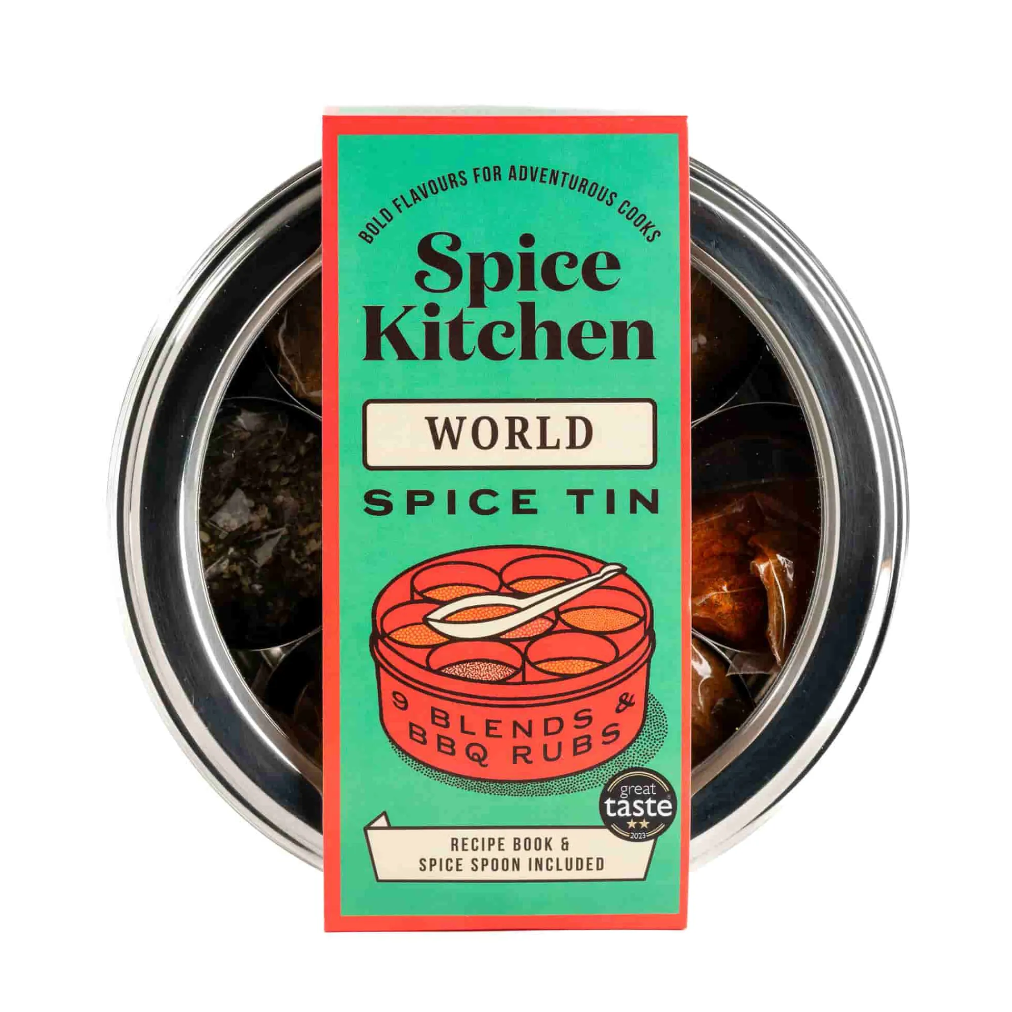 Spice Kitchen World Spice Tin Clearance