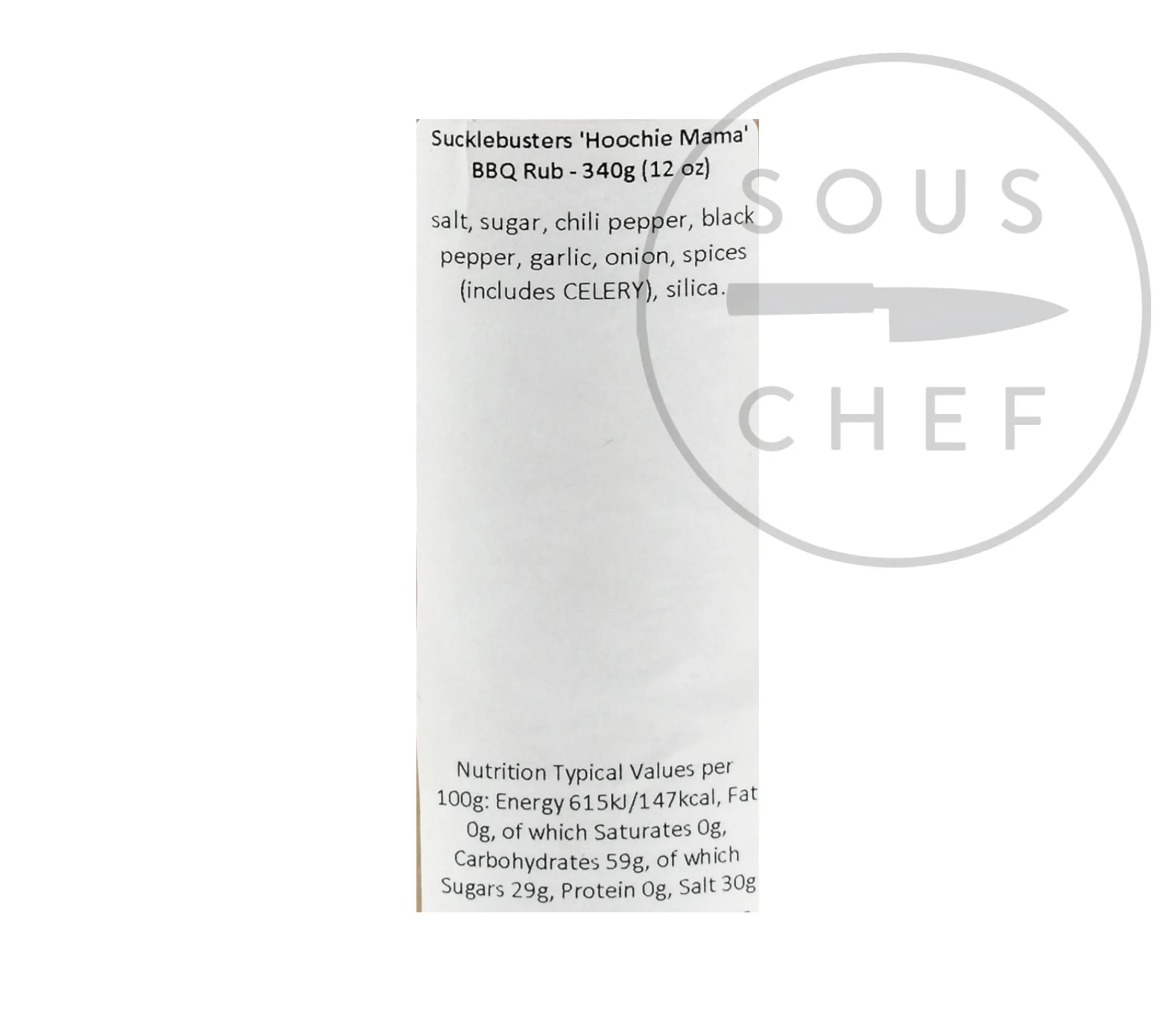 Sucklebusters 'Hoochie Mama' BBQ Rub, 340g Hot