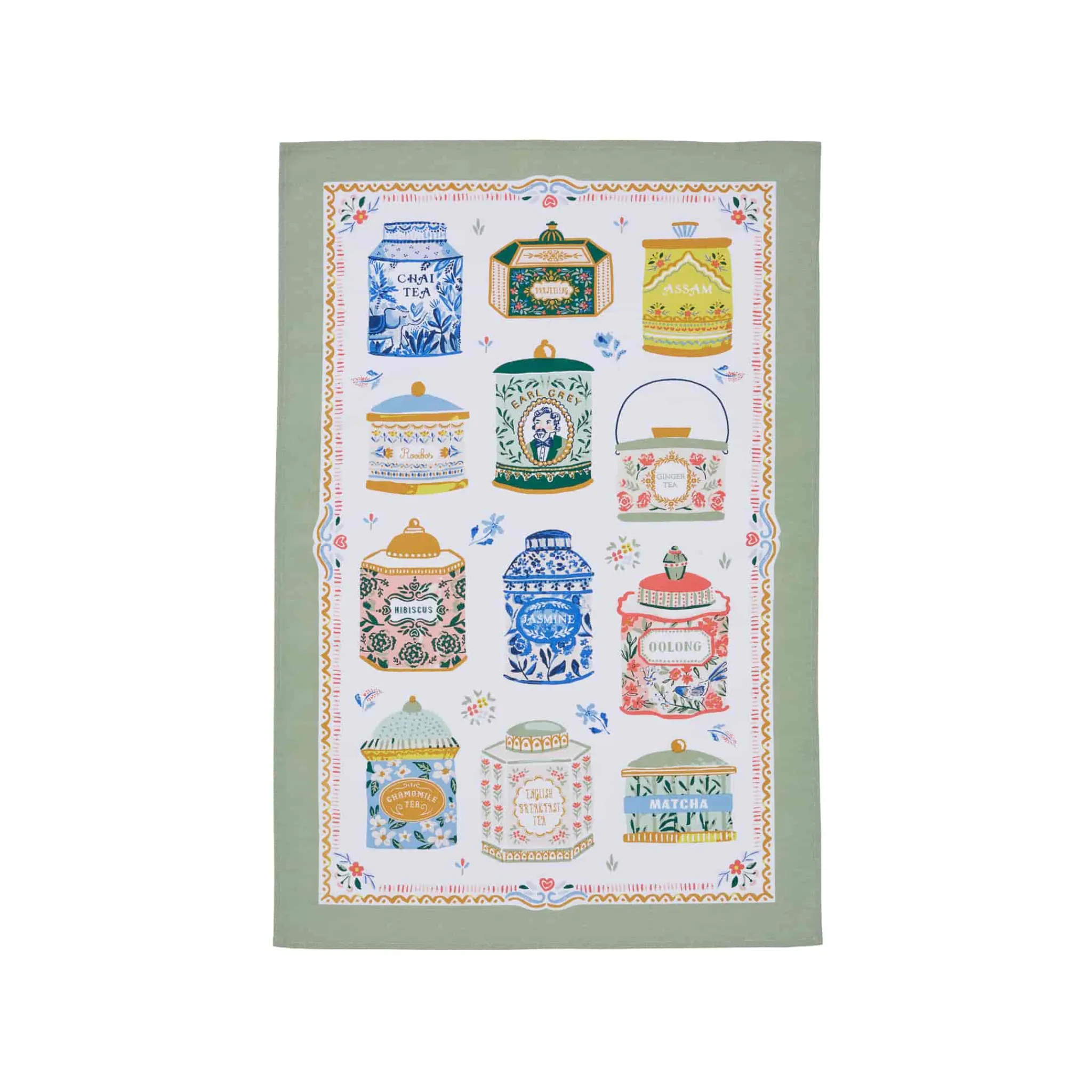 Ulster Weavers Tea Tins Cotton Tea Towel New