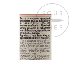 Terre Exotique Candied Yuzu Peel, 35g Outlet