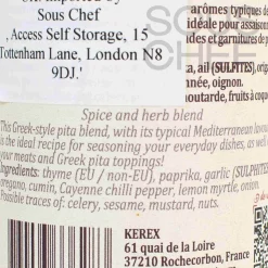 Terre Exotique Greek Pita Blend, 30g Clearance