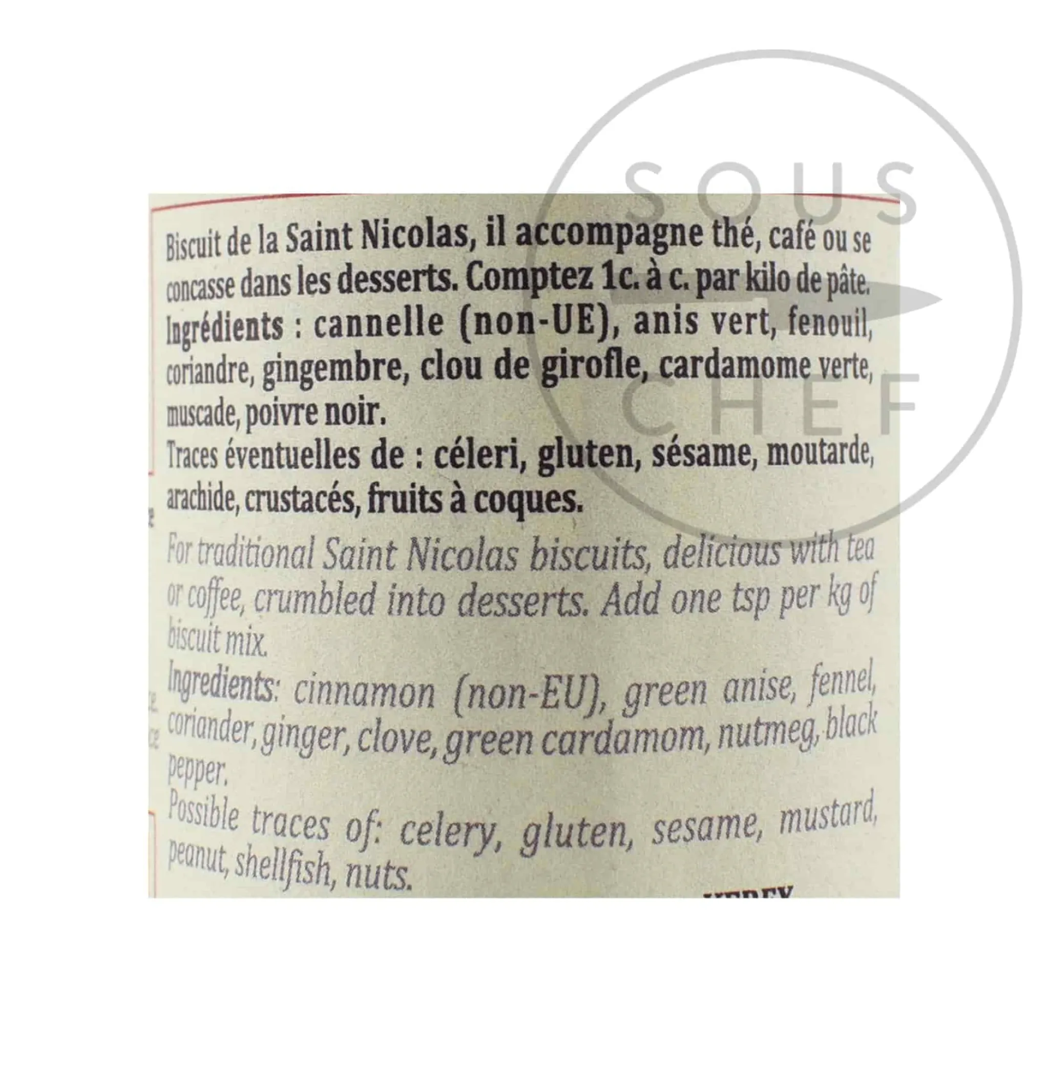 Terre Exotique Speculoos Spice Blend, 60g Discount