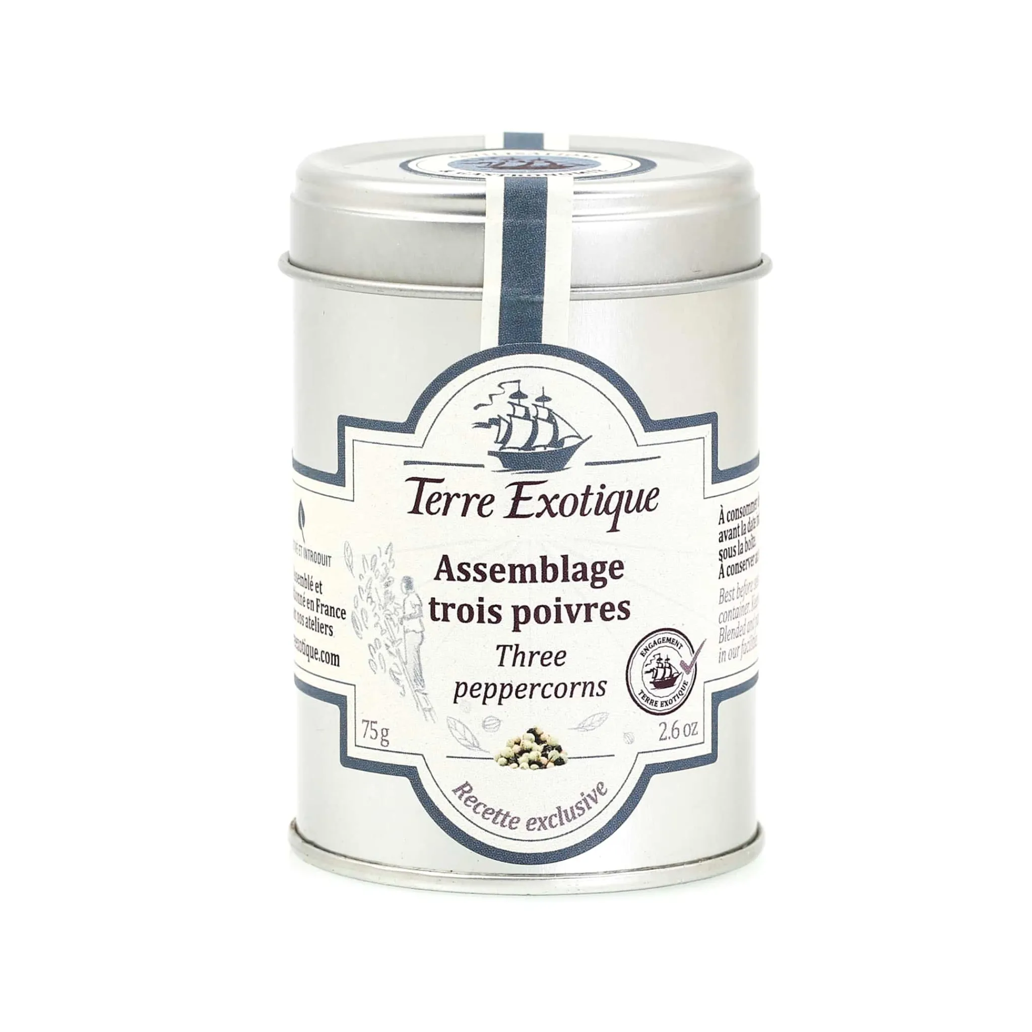 Terre Exotique Three Peppercorns, 75g Clearance
