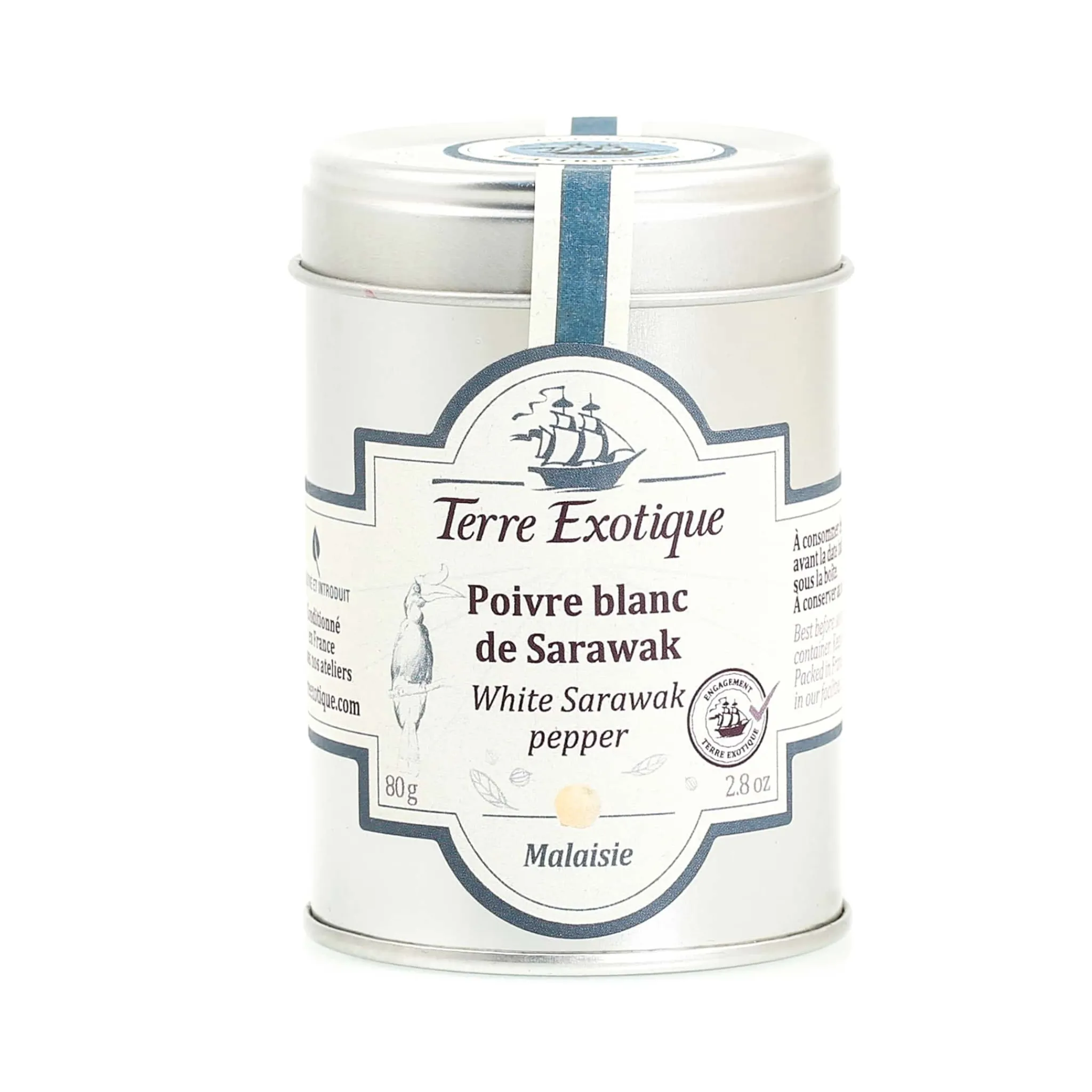 Terre Exotique White Sarawak Pepper IGP, 80g Online