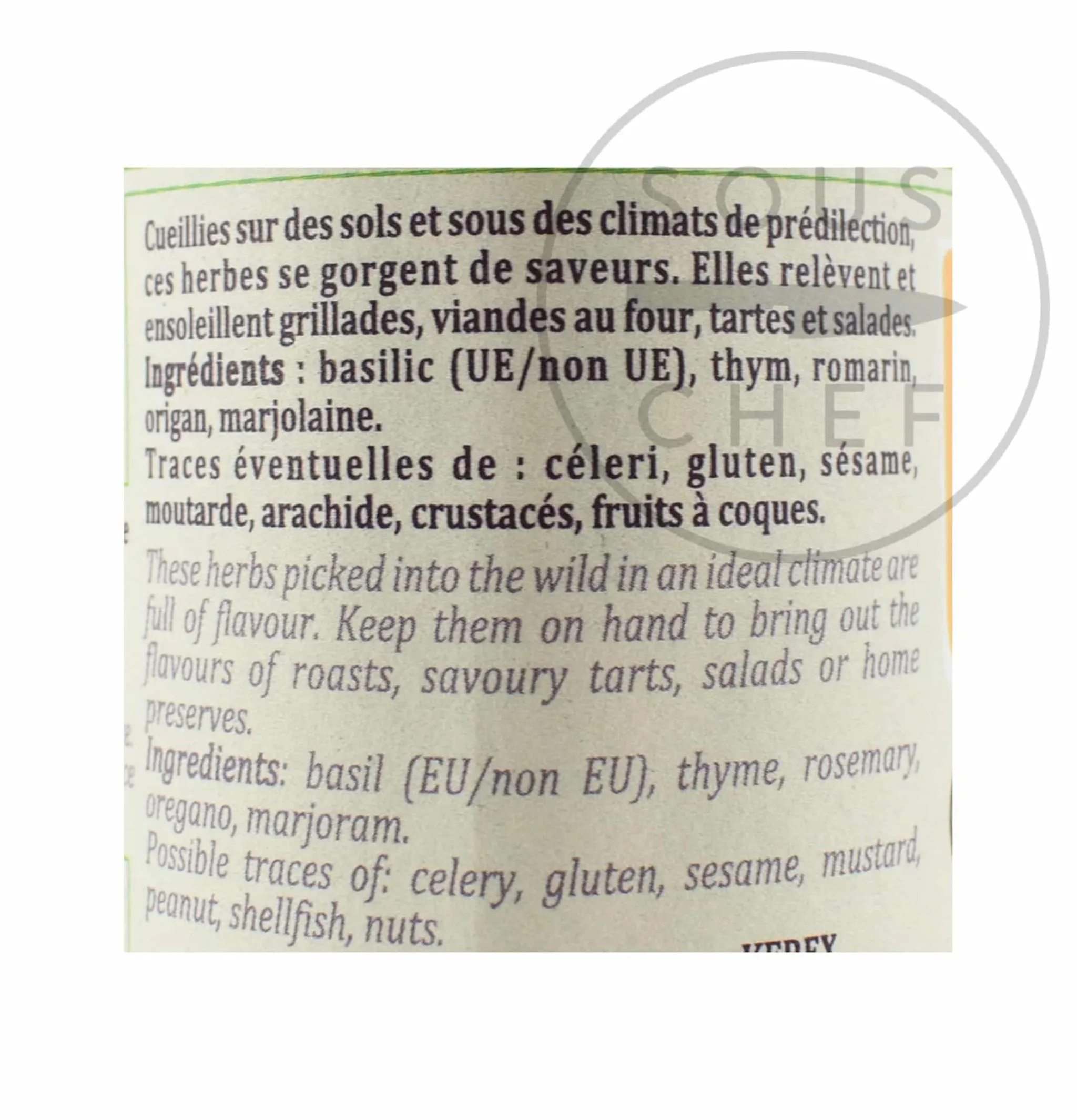 Terre Exotique Wild Herbs, 25g Sale