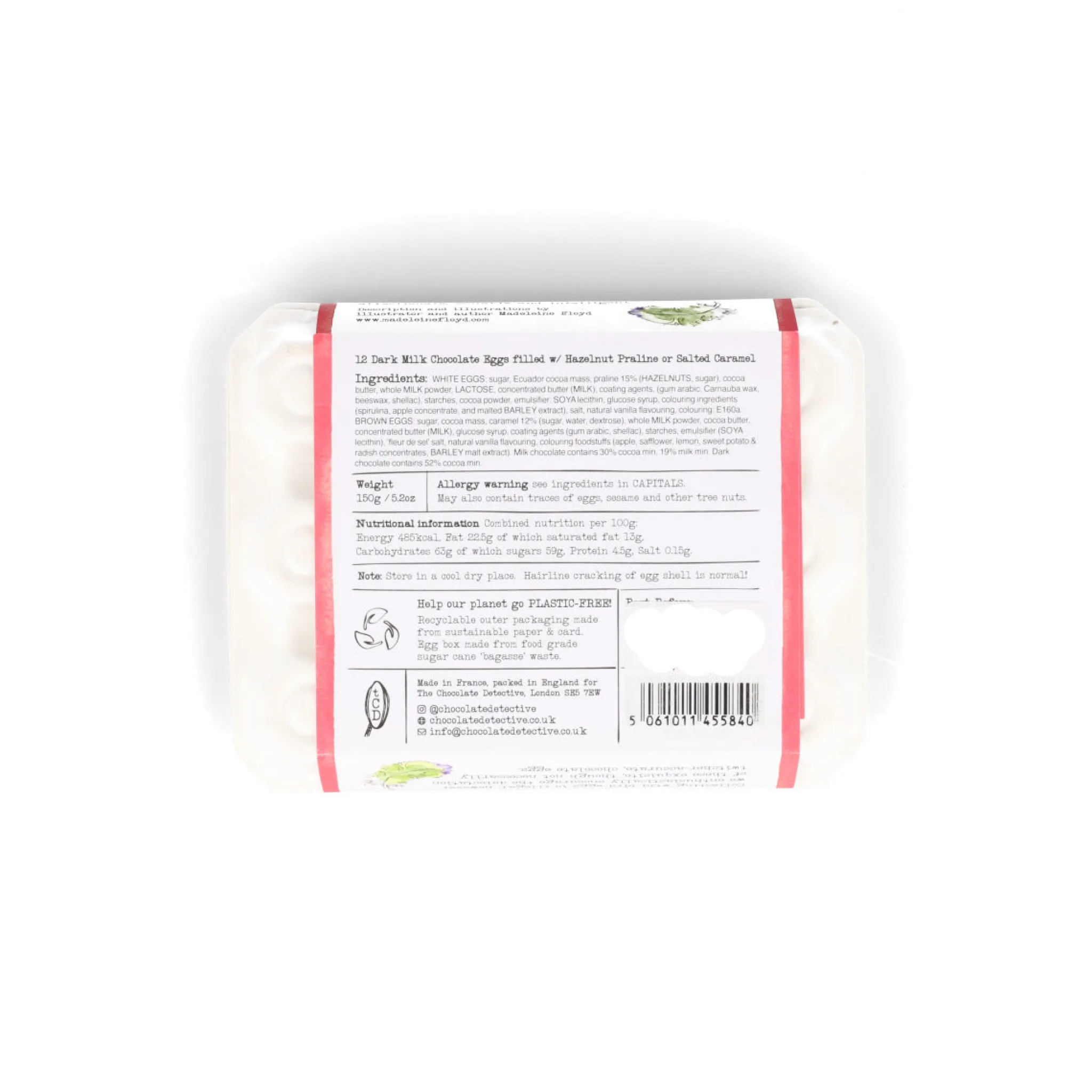 Chocolate Detective The 12 Rainbow Lovebird Chocolate Eggs, 150g Sale