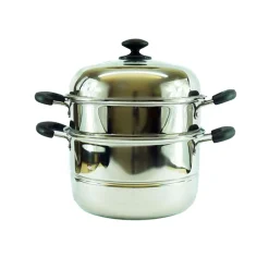 Chinese Cookware 2-Tier Stainless Steel Steamer Online