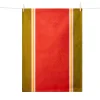 Tissage Moutet Red & Green French Jacquard Tea Towel