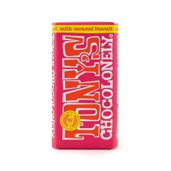 Tony's Chocolonely Milk Caramel Biscuit, 180g Discount