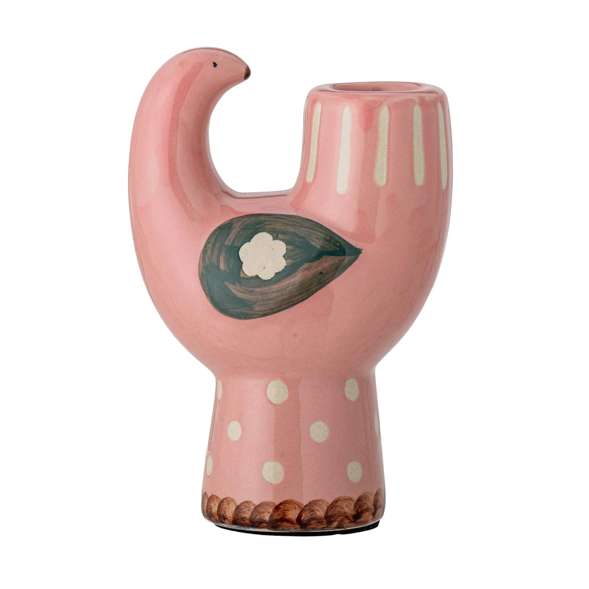 Bloomingville Trudy Pink Bird Candle Holder Discount