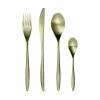 Herdmar Vinci Brushed Champagne Gold 4 Piece Place Setting Cutlery Set Clearance