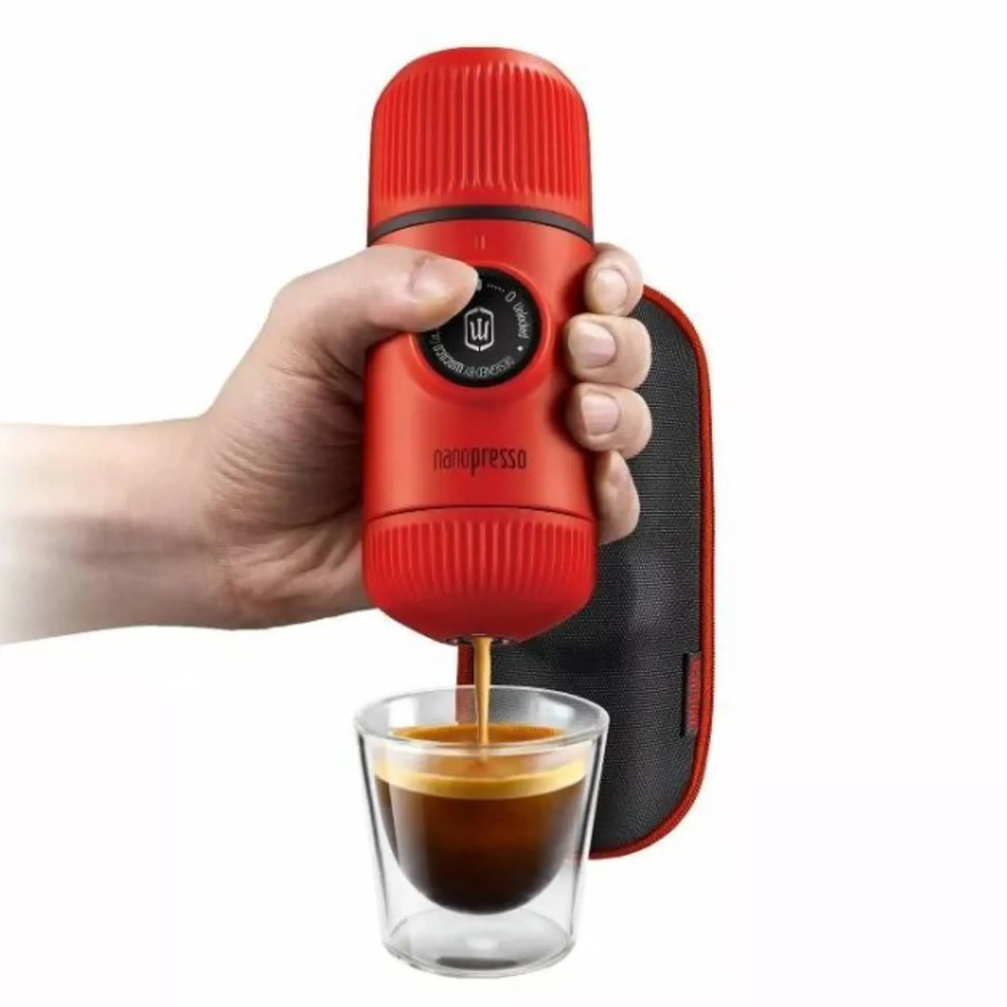 Wacaco Nanopresso Red Elements Handheld Espresso Maker Hot