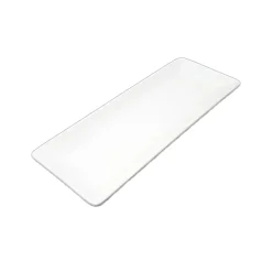 Chinese Tableware White Porcelain Rectangular Sushi Platter, 26cm Hot