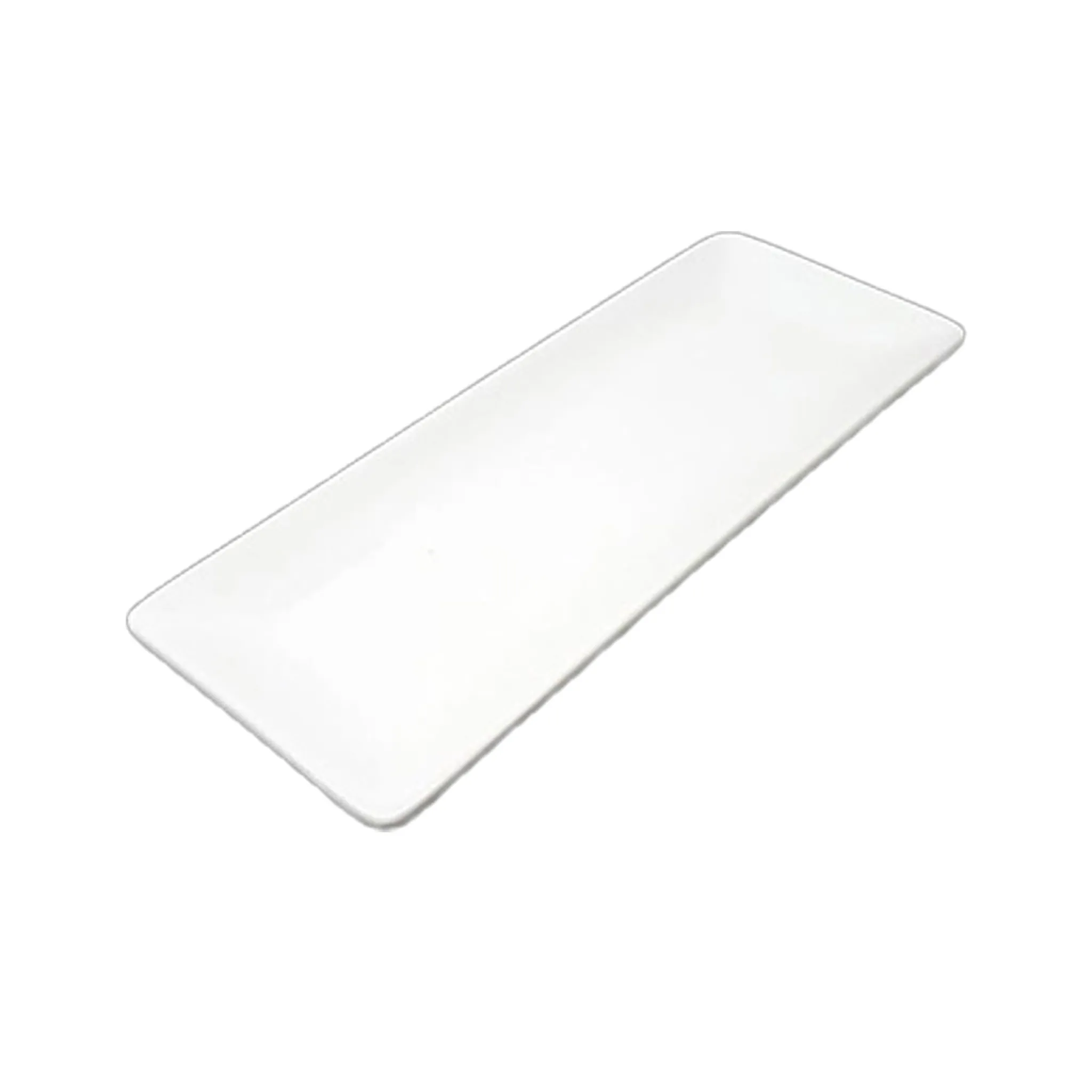 Chinese Tableware White Porcelain Rectangular Sushi Platter, 26cm Hot