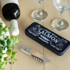 Balvi Wild Salmon in a Tin Corkscrew Outlet