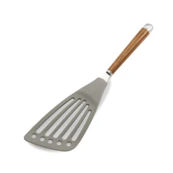 Suncraft Wood Handle Nylon Slotted Spatula Hot