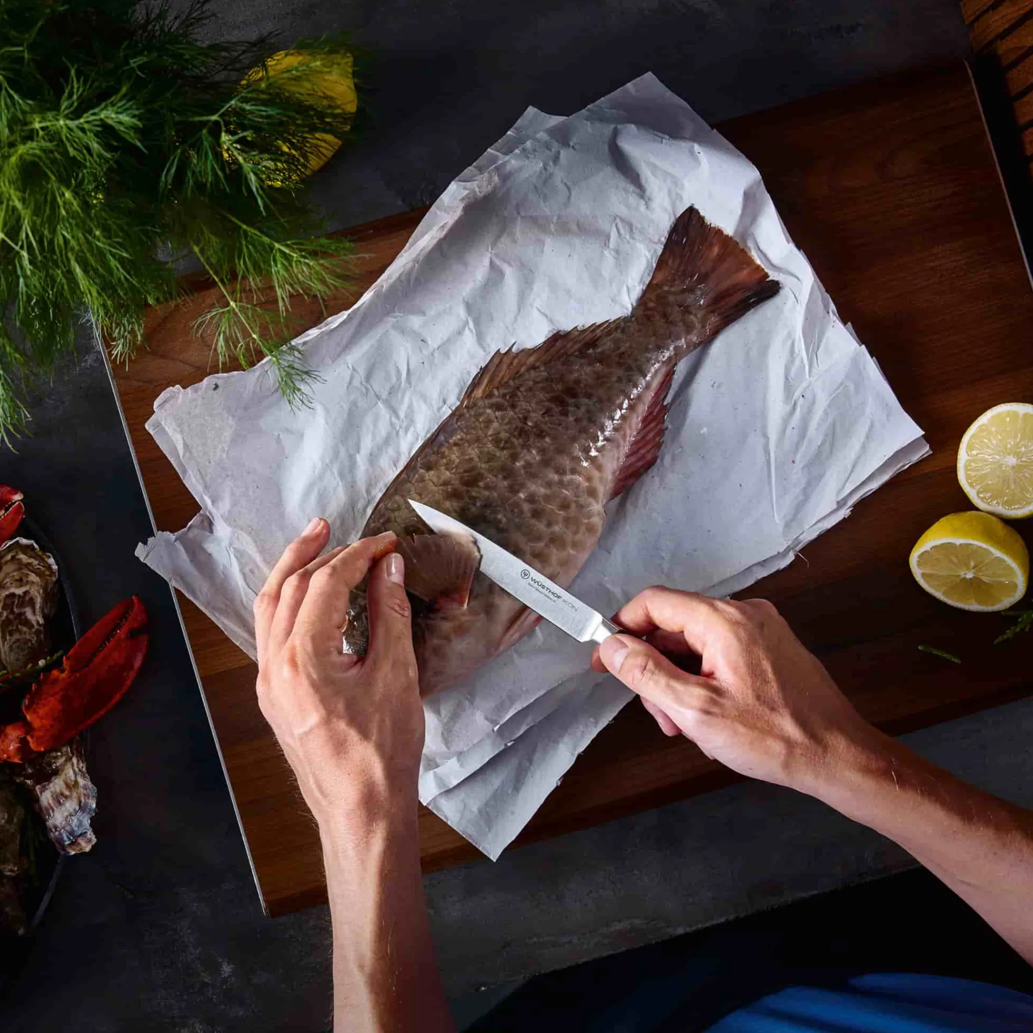 Wusthof Ikon Carving Knife, 20cm Outlet