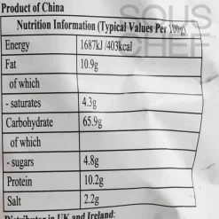 Baijia A-Kuan 20x Sichuan Broad Noodle - Sesame Paste Flavour, 120g New