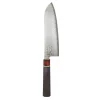 Suncraft Yasuo Black Santoku Knife, 16.7cm