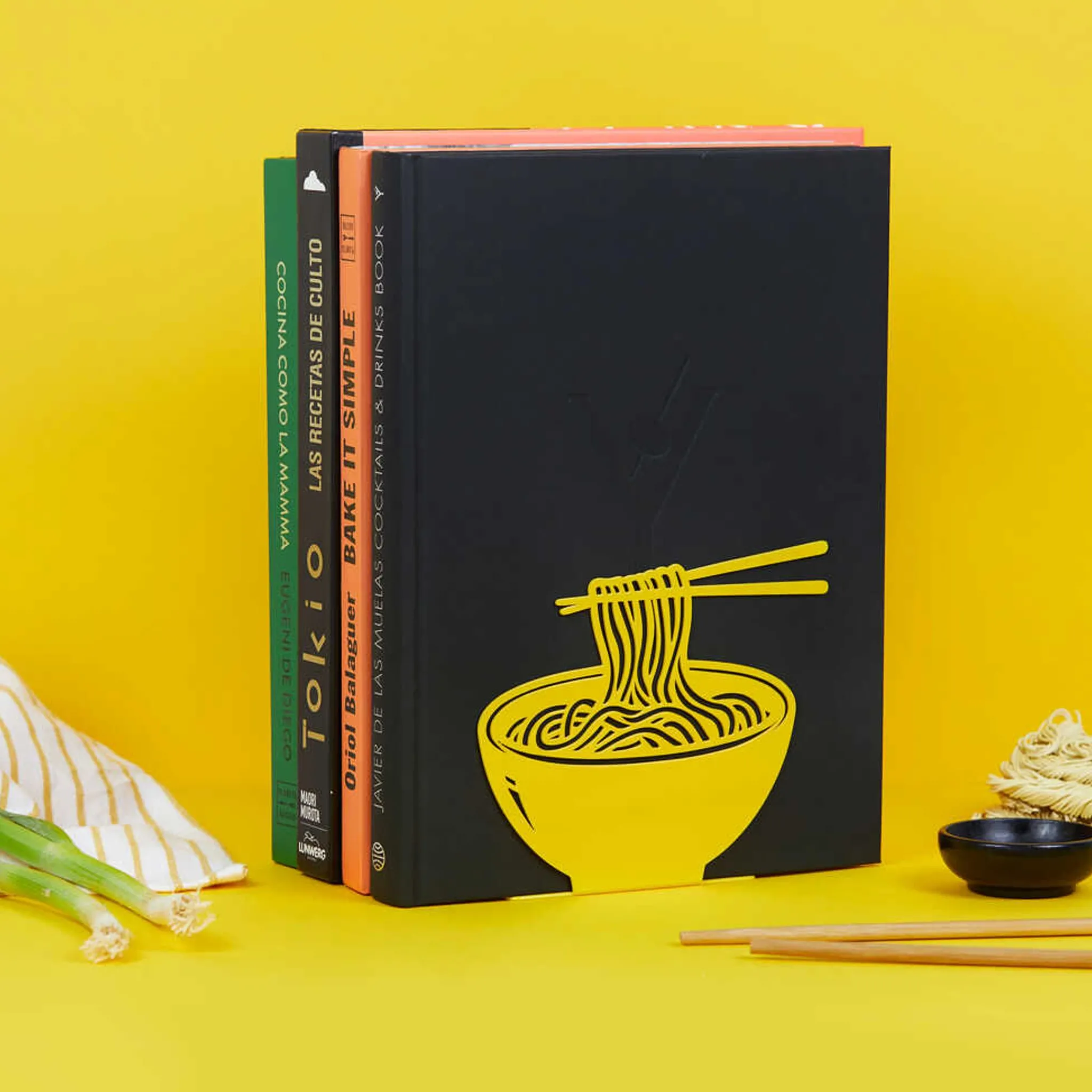 Balvi Yellow Ramen Metal Bookend Best