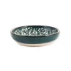El Boyali Seramikler Yesil Ve Beyaz Boyali Shallow Bowl, 12cm